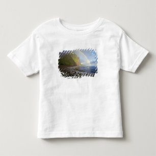Double rainbow over the cliffs of the North Toddler T-shirt