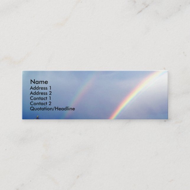 Double Rainbow Profile Card (Front)