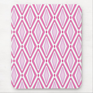 Double Retro Diamond Pinks Mouse Pad