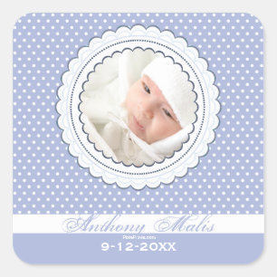 Double Scalloped Frame Photo Sticker