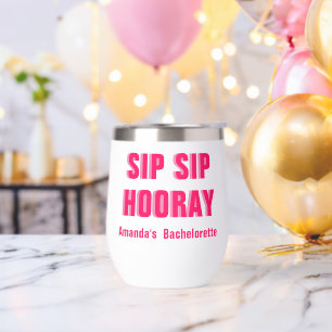 Double Shadow Sip Sip Hooray Bachelorette Party