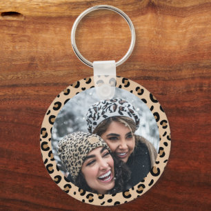 Double Side Photo Friends Keychain