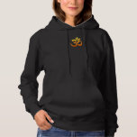 Double Side Print Yoga Om Mantra Symbol Womens Hoodie<br><div class="desc">Womens Double Side Print Yoga Om Mantra Symbol Gold Sun Asana Relax Yellow Orange Inspirational Fitness Elegant Template Women's Basic Black Hoodie / Hooded Sweatshirt.</div>