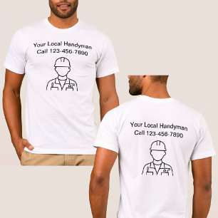 Double Side Simple Handyman Work Shirts
