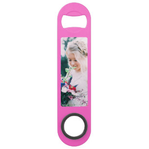 Double Sided 2 Photo Bottle Opener Bar Key