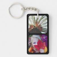 Double Sided 4 Photo Template Rounded Black