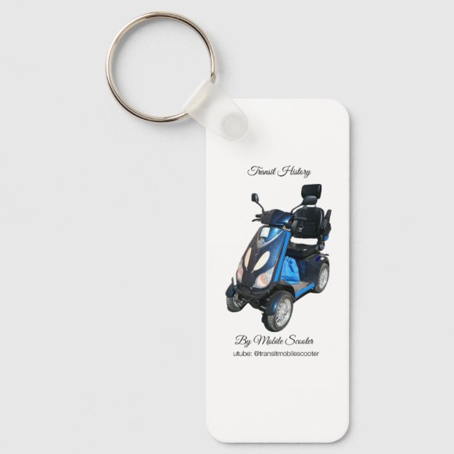 Double sided Aluminum Rectangle Keychain (Front)