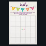 Double Sided Baby Shower Games Flyer<br><div class="desc">Get the party started with this fun DOUBLE sided Baby Shower Bingo and What's In Your Purse Game! 
 Double the fun for the price of one!
 
 Visit our website for more designs and inspiration: www.creativeuniondesign.com</div>