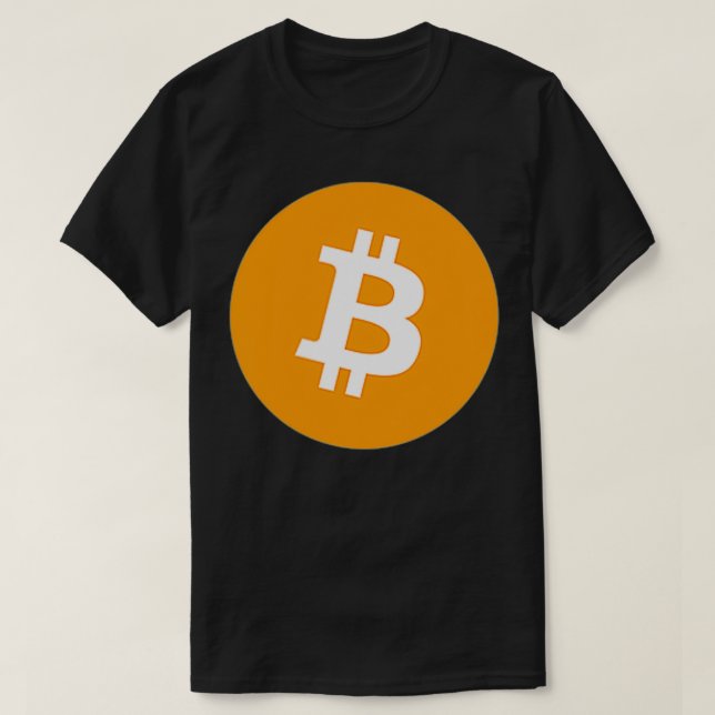 Double Sided Bitcoin Logo   Bitcoin  T-Shirt (Design Front)
