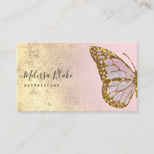 double sided butterfly logo business card