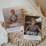 Double Sided Joint Photo Birthday - Boys Invitation<br><div class="desc">A double sided children's joint Birthday invitation featuring your own photo and the age over the top. You can edit all of the text plus the colour of the text and the heart. One side can feature one child's photo and the age they will be turning (plus half of the...</div>