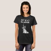 Double Sided Liberty Statue Manhattan Women's T-Shirt (Front Full)