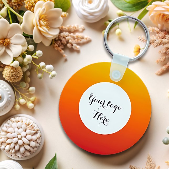 Double sided Logo QR Code keychain (Creator Uploaded)