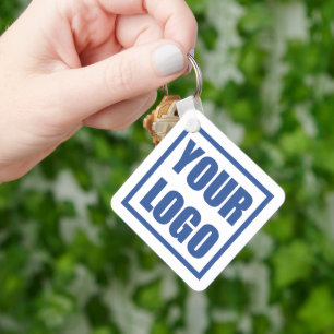 Double Sided Logo Template Metal Keychain