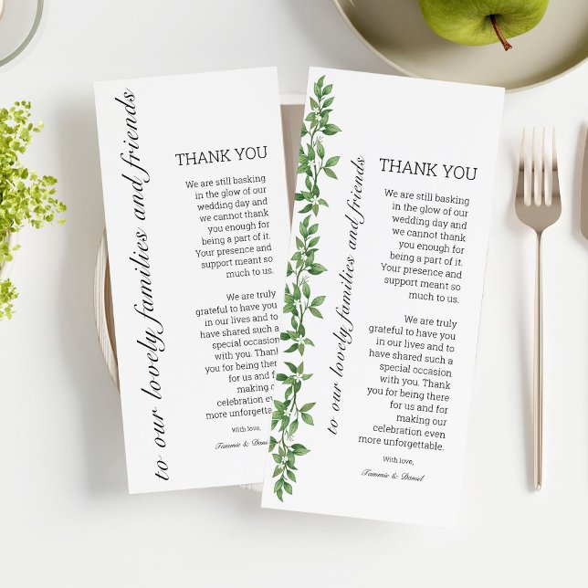 Double-Sided Minimalist Calligraphy Script Wedding (Creator Uploaded)