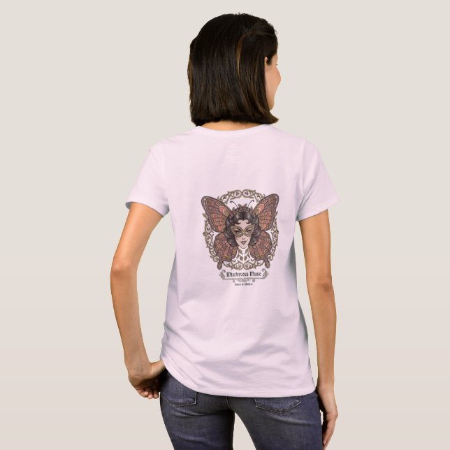 Double-Sided Mischievous Muse  T-Shirt (Back Full)