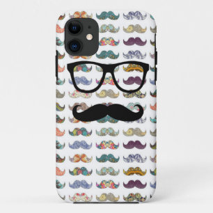 double sided moustache iPhone 11 case