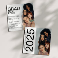 Double Sided Photo Group Graduation Party