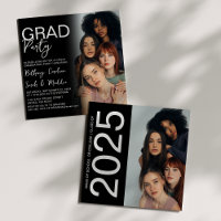 Double Sided Photo Group Graduation Party