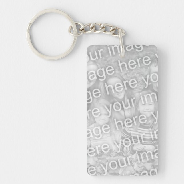 Double sided photo keychain | Image on two sides (Front)