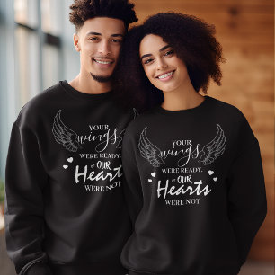 Double Sided Photo & Quote Funeral Memorial Sweatshirt