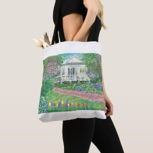 Double Sided Print Mother's Garden Tote Bag
