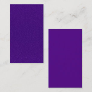 Double-Sided Purple Glitter Business Card - Custom