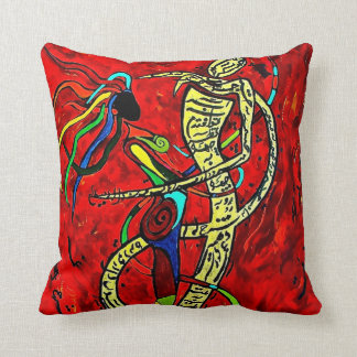 Double Sided Rumi and Tahireh Throw Pillow