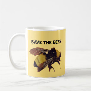 DOUBLE SIDED SAVE THE BEES MUG