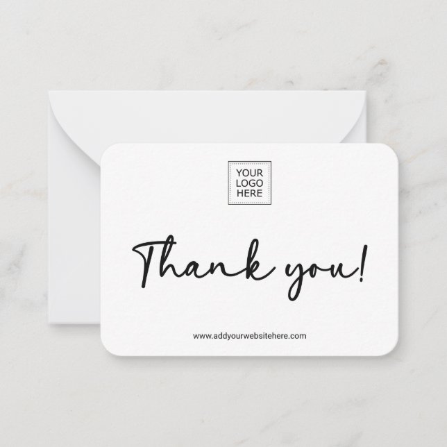 Double-Sided Small Business Packaging Insert  Card (Front)