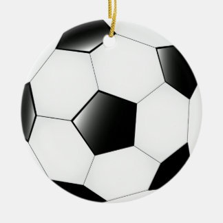 Double sided Soccer Ball Ornament