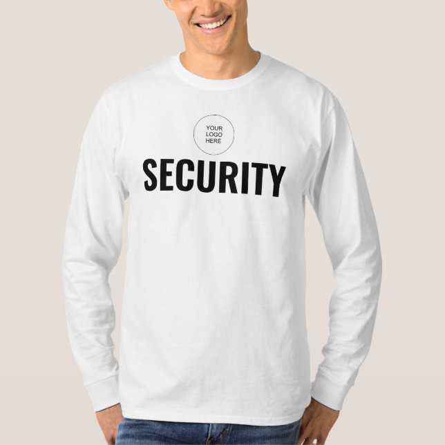 Double Sided Template Security Mens Modern T-Shirt (Front)