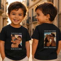 Double Sided Tshirts, Custom Photo and Text