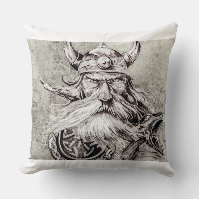 Double Sided Viking Pillow (Front)