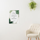 Double Sided Wedding Welcome and Favours Sign