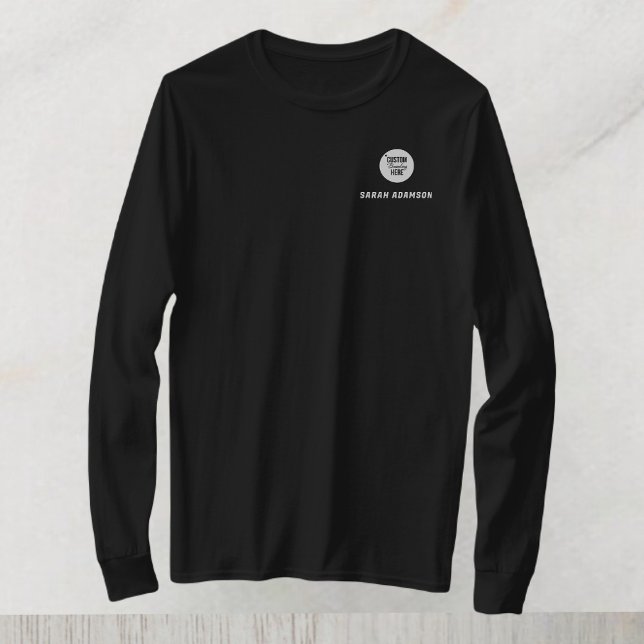 Double Sided Women's Logo Apparel Long Sleeve T-Shirt (logo shirt womens
)