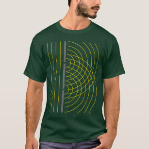 Double Slit Light Wave Particle Science Experiment T-Shirt