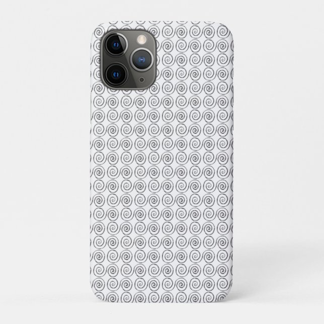 Double Spiral Celtic Pattern Case-Mate iPhone Case (Back)