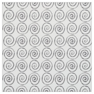 Double Spiral Celtic Pattern Fabric