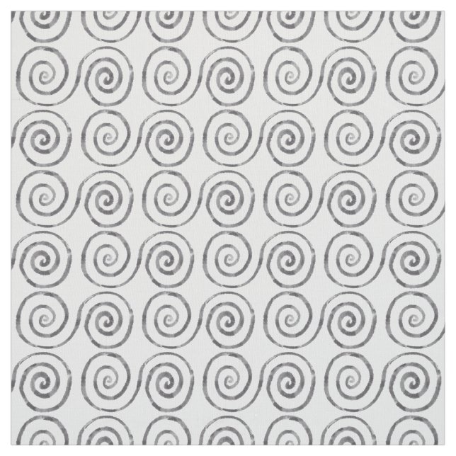 Double Spiral Celtic Pattern Fabric (Swatch)