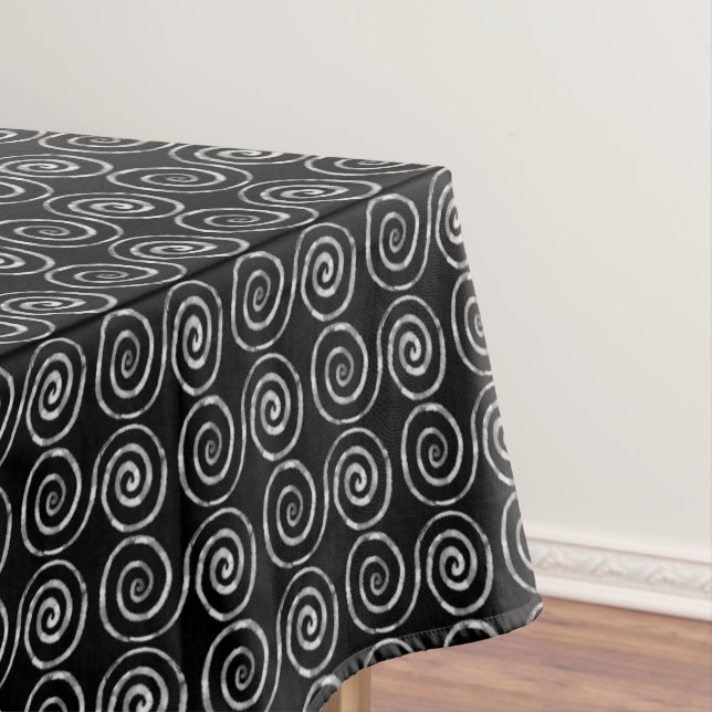 Double Spiral Celtic Pattern Tablecloth (In Situ)