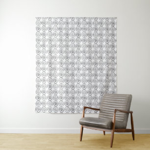 Double Spiral Celtic Pattern Tapestry