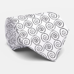 Double Spiral Celtic Pattern Tie