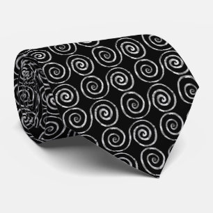 Double Spiral Celtic Pattern Tie