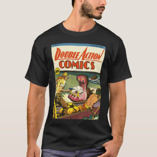 Double T-shirt des bandes dessinées d'action #2