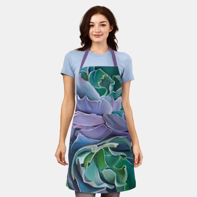 Double tablier Succulent (Porté)