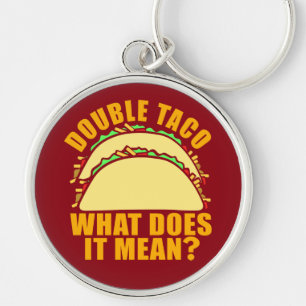 Double Taco Keychain