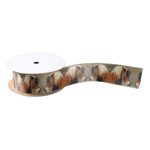 Double Take Horse Craft Ribbon Satin Ribbon