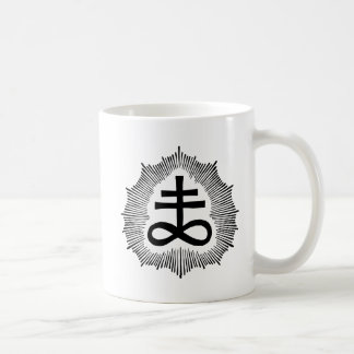 Double tasse de blanc de Sigil de soufre de Magus