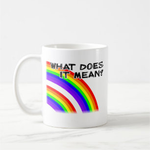 Double tasse de vidéo d'arc-en-ciel